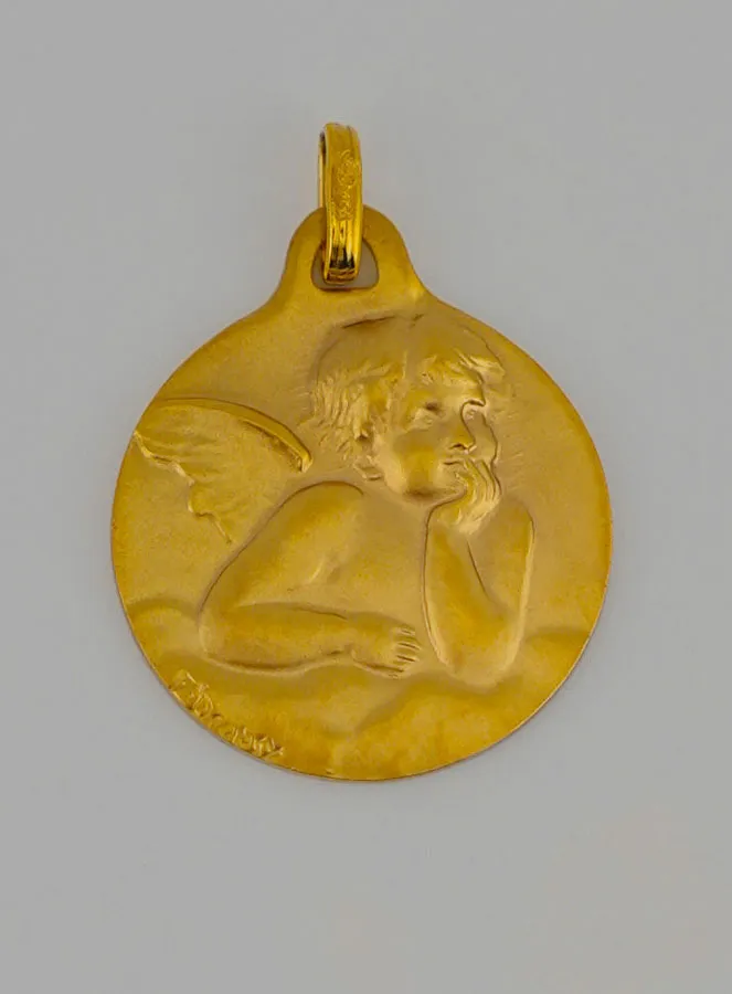 Doop Hanger Beschermengel Goud (pic 1)