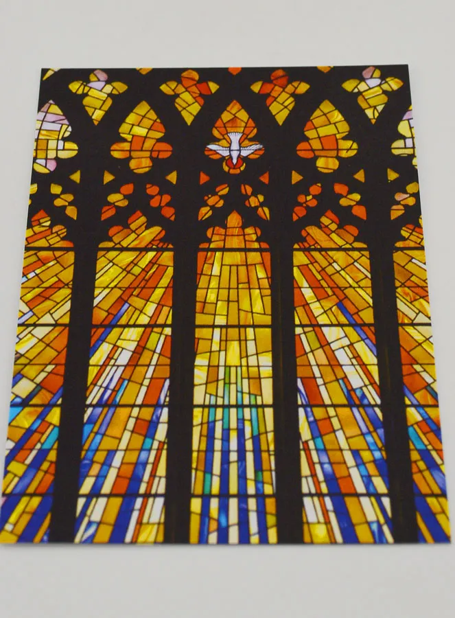 Kaart Vormsel - Glas-in-loodraam Vuur van de Heilige Geest (pic 2)