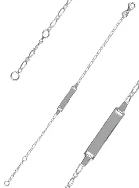 Kraamcadeau Armbandje Baby 925 Zilver - 15 cm (pic 1)