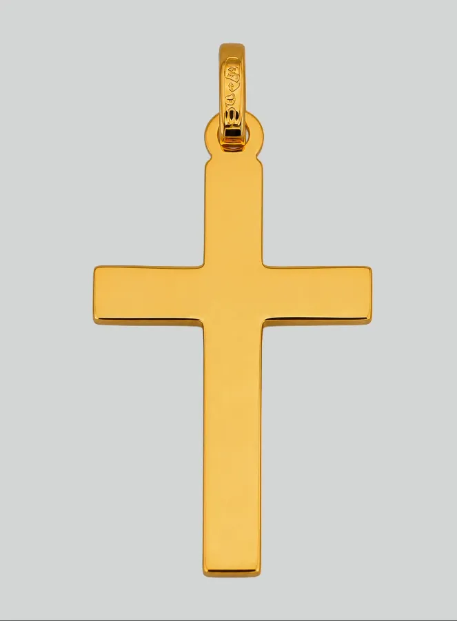 Hanger Kruis Jezus Christus Klassiek Geel Goud (pic 3)