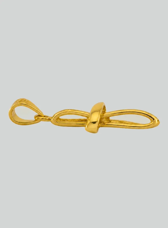 Kruis Hanger Filigraan Gevlochten Geel Goud (pic 2)