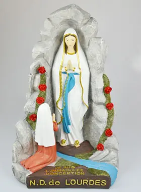 Groot Beeld Verschijningen Onze Lieve Vrouw van Lourdes - 50cm (pic 1)
