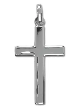 Hanger Kruis Jezus Christus Witgoud (pic 1)