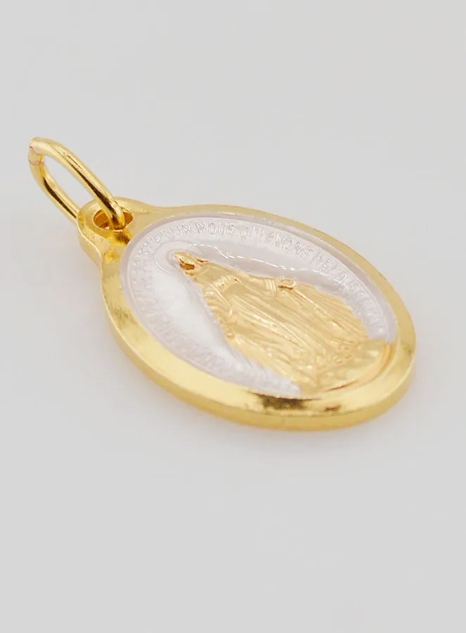 Wonderdadige Medaille 24 Karaat Verguld & Zilver - 25 mm (pic 3)