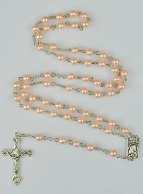 Rozenkrans Lourdes Roze Parel (pic 1)