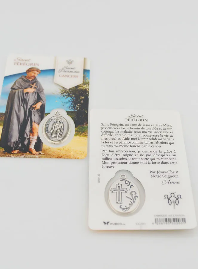 Gebedskaart Heilige Peregrinus met Medaille (pic 4)