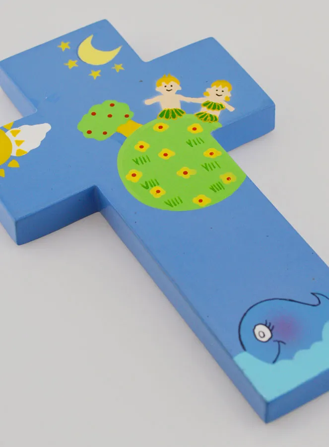 Kruis Kind Paradijs op Aarde - Blauw (pic 3)