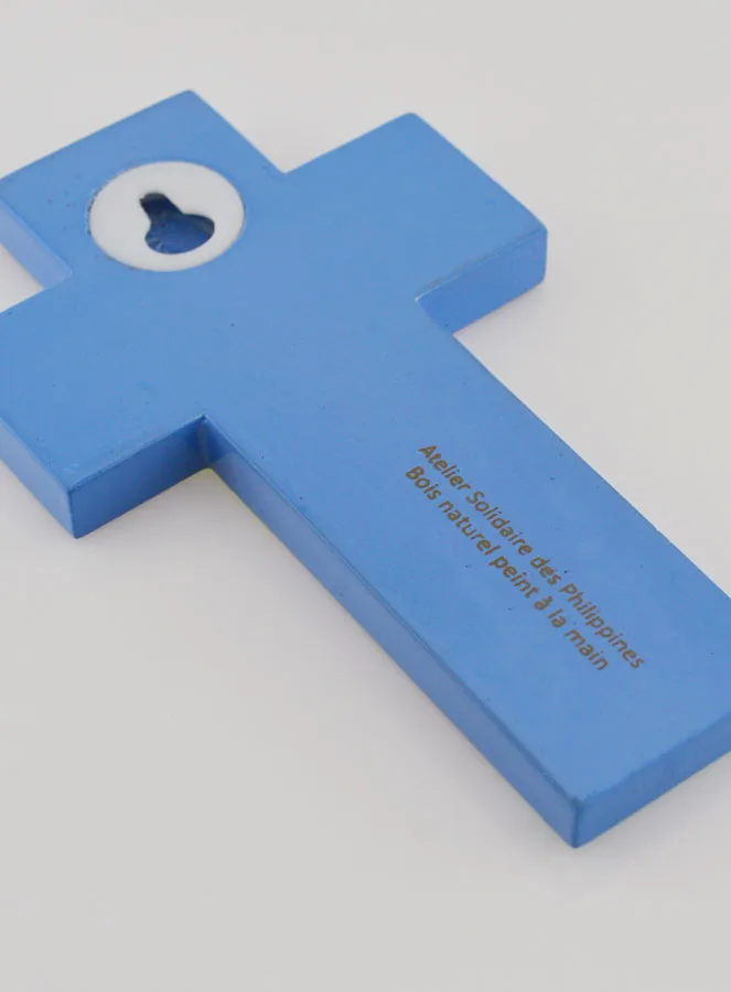 Kruis Kind Paradijs op Aarde - Blauw (pic 4)