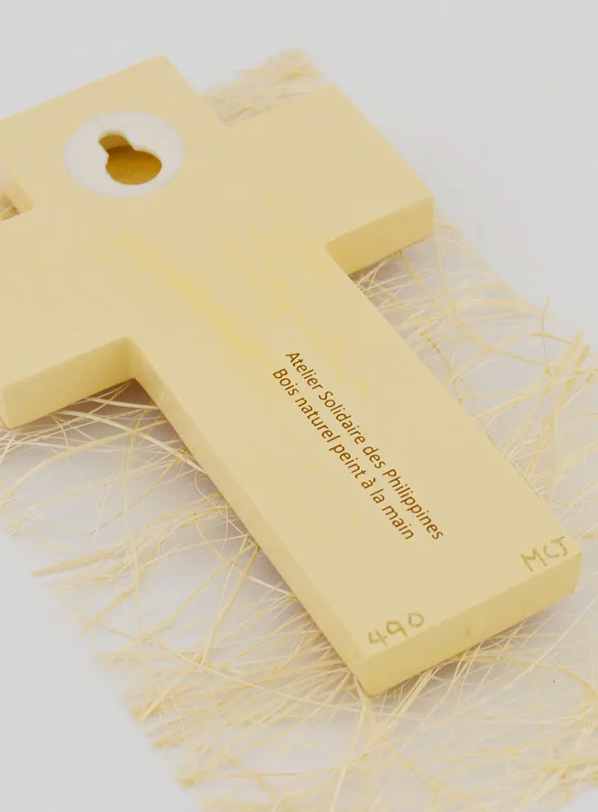 Kruis Kind Alpha Omega Kaars - Beige (pic 4)
