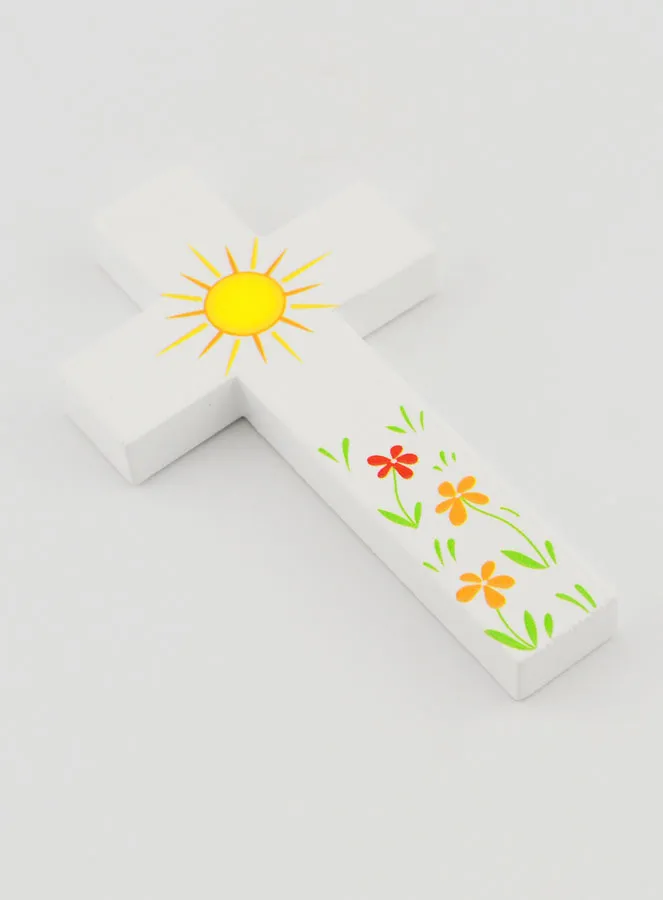 Houten Kruis - Zon en Bloemen (pic 3)