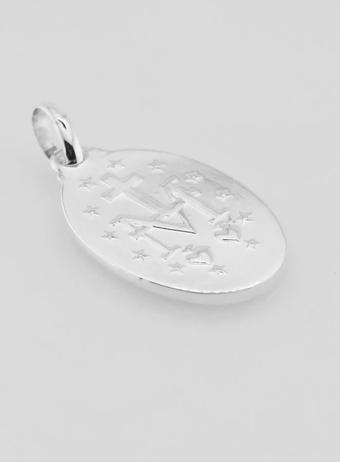 Hanger Maria Wonderdadige Medaille Echt Zilver (pic 4)