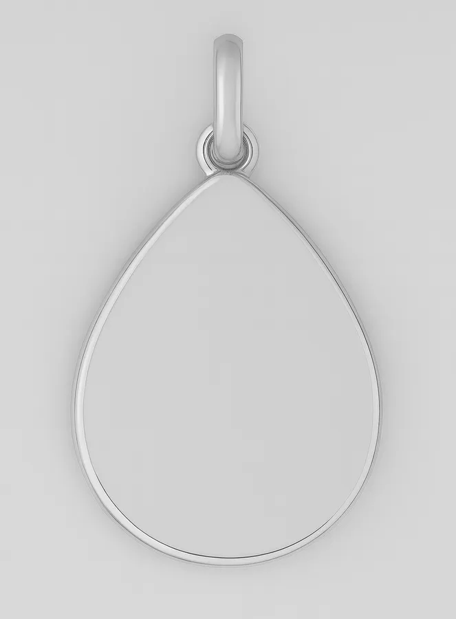 Hanger Druppel Verschijningen Maria van Lourdes Echt Zilver (pic 3)