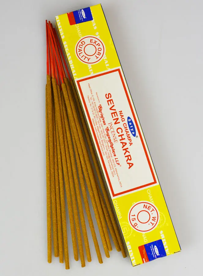 Wierook India Satya - Zeven Chakra's - 15g (pic 1)
