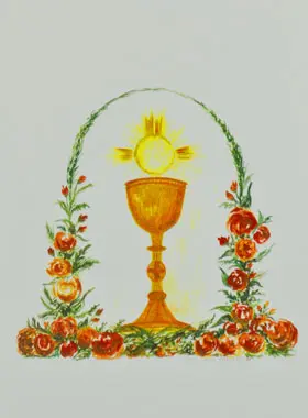 Communie Prentje - Jezus Christus Eucharistie (pic 1)