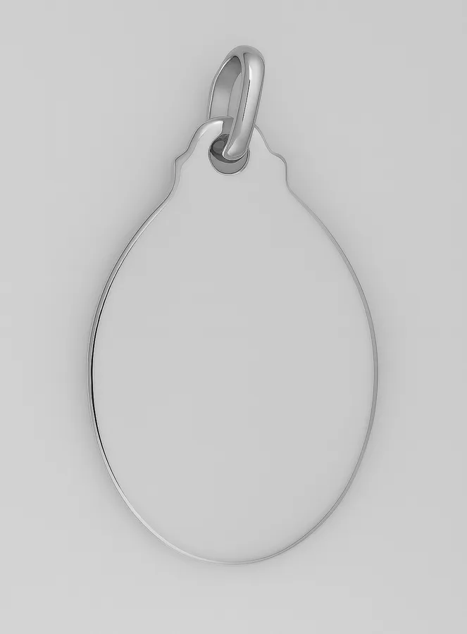 Hanger Onze Lieve Vrouw van Lourdes - 925/000 Zilver (pic 3)