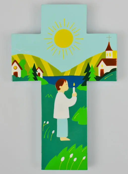 Houten Kruis voor Kinderen - Mijn Eerste Communie (pic 2)