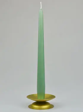 Tafelkaars Kandelaarkaars Smaragd Groen - 25cm (pic 1)