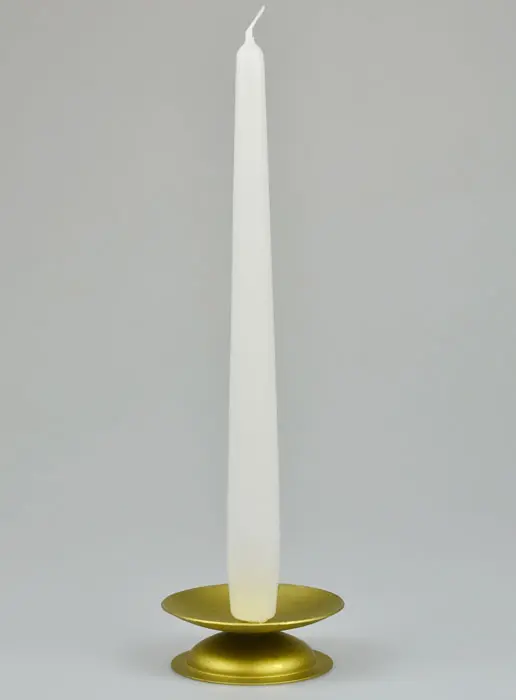 Tafelkaars Kandelaarkaars Wit - 25cm (pic 2)