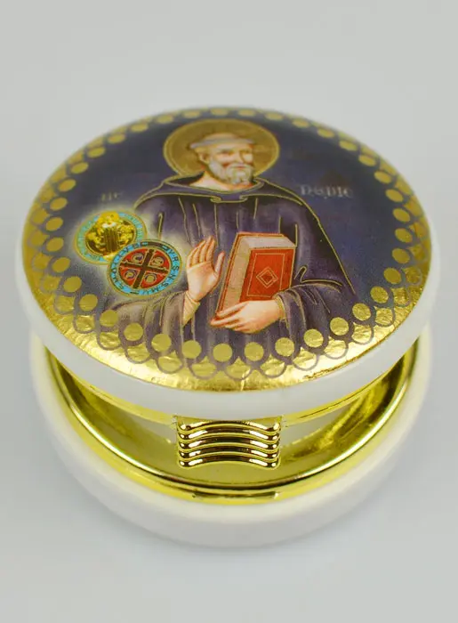 Hostie Doosje Heilige Benedictus - 5 cm (pic 3)