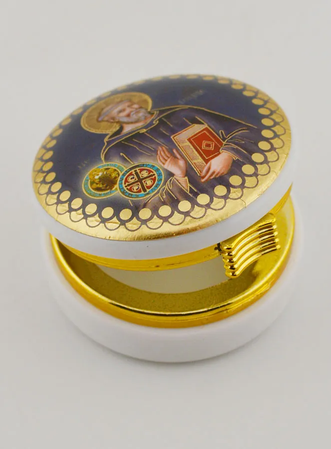 Hostie Doosje Heilige Benedictus - 5 cm (pic 4)