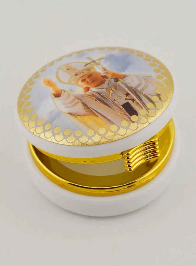 Hostie Doosje Afbeelding Heilige Johannes Paulus II - 5 cm (pic 4)