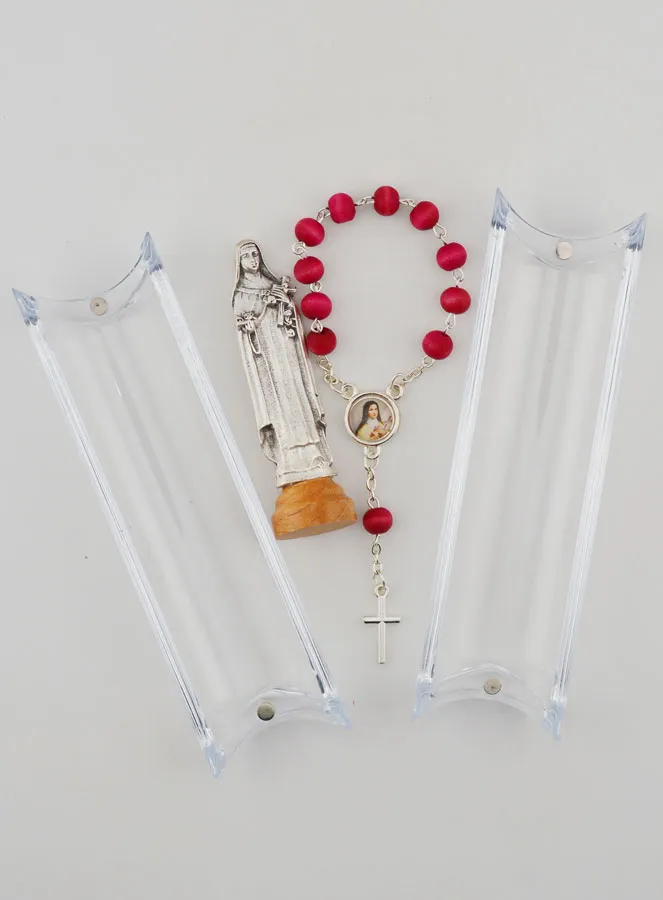 Beeld Heilige Rita op Voet & Rozenkrans Tientje van Rozenhout (pic 4)