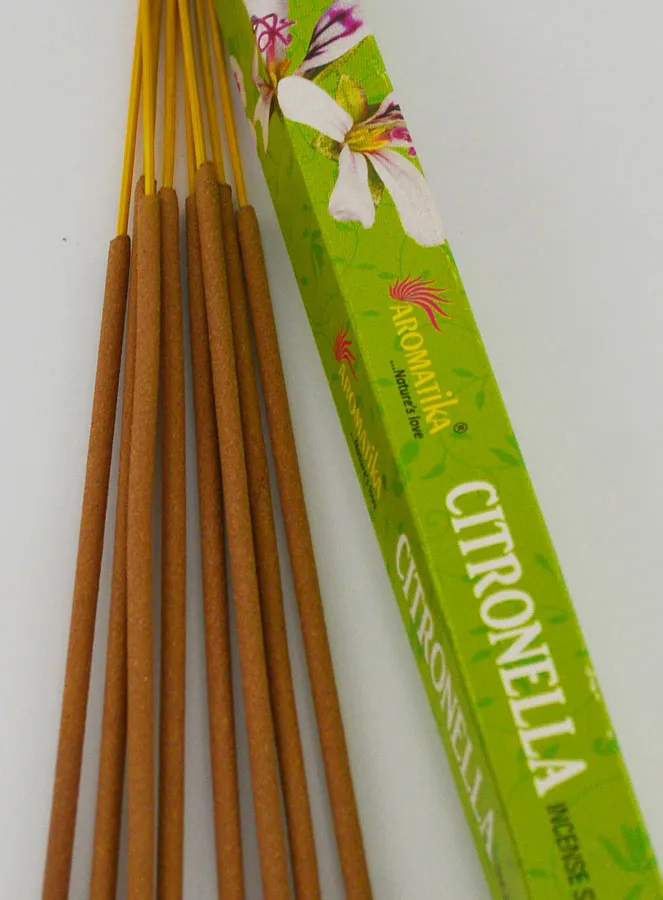 Citronella Wierook - Aromatika 8 Stokjes (pic 4)