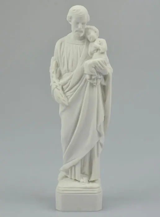 Beeld Heilige Jozef van Albast Hars - 15 cm (pic 2)