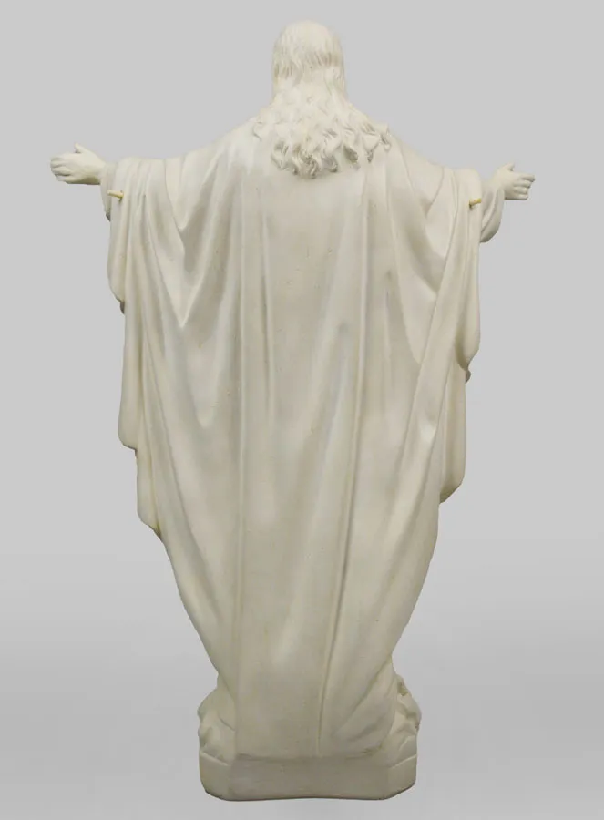 Beeld Jezus Heilig Hart Glorieus - 42 cm (pic 4)