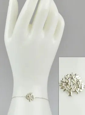 Armband Levensboom - 925 Sterling Zilver (pic 1)
