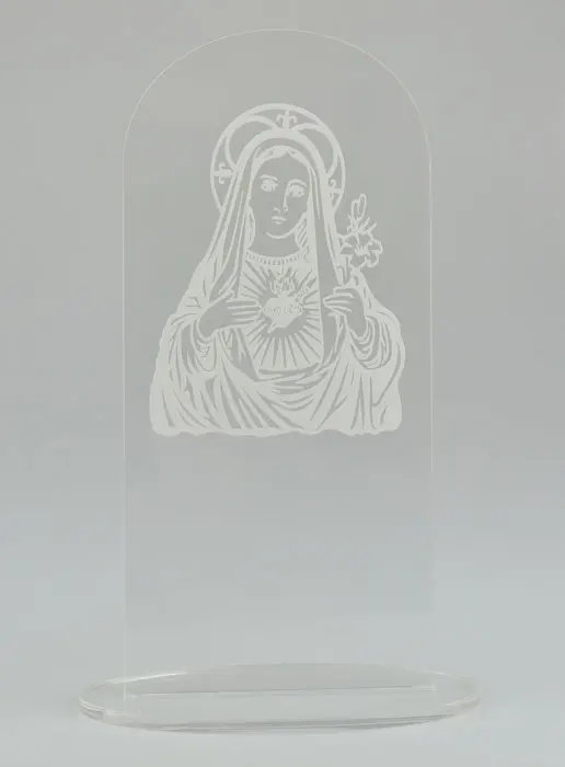 Lasericoon - Heilig Hart van Maria - 18 cm (pic 2)