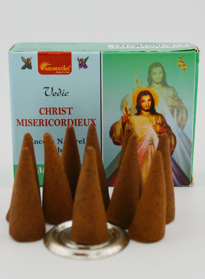 Religieuze Wierook Barmhartige Jezus in Kegels (pic 4)