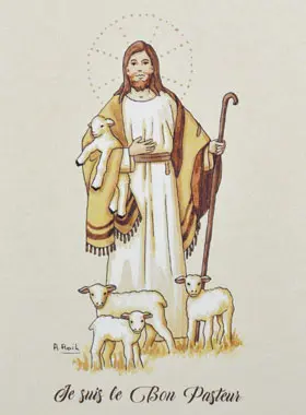 Kaart Eerste Heilige Communie - Ik ben de Goede Herder (pic 1)