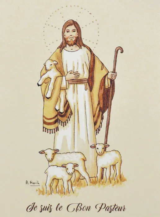 Eerste Heilige Communie Prentje - Ik ben de Goede Herder (pic 2)