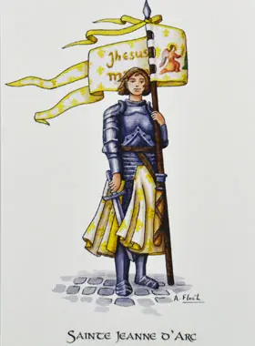 Gebedskaart Prentje - Heilige Jeanne d'Arc (pic 1)