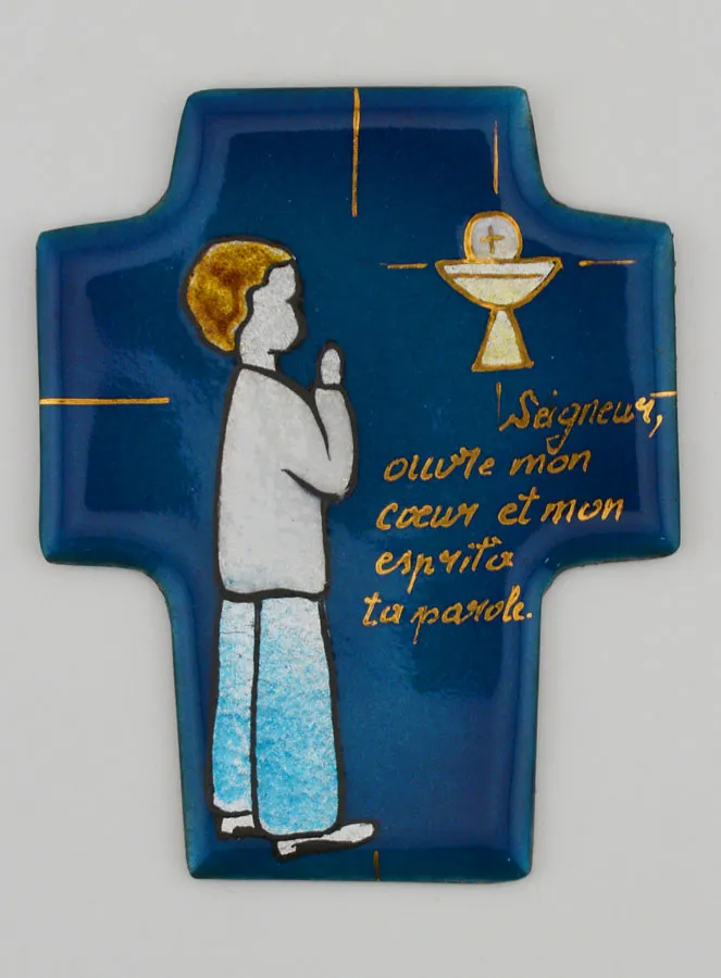 Kruis Emaille van Libanon - Mijn Eerste Communie en Kelk (pic 1)