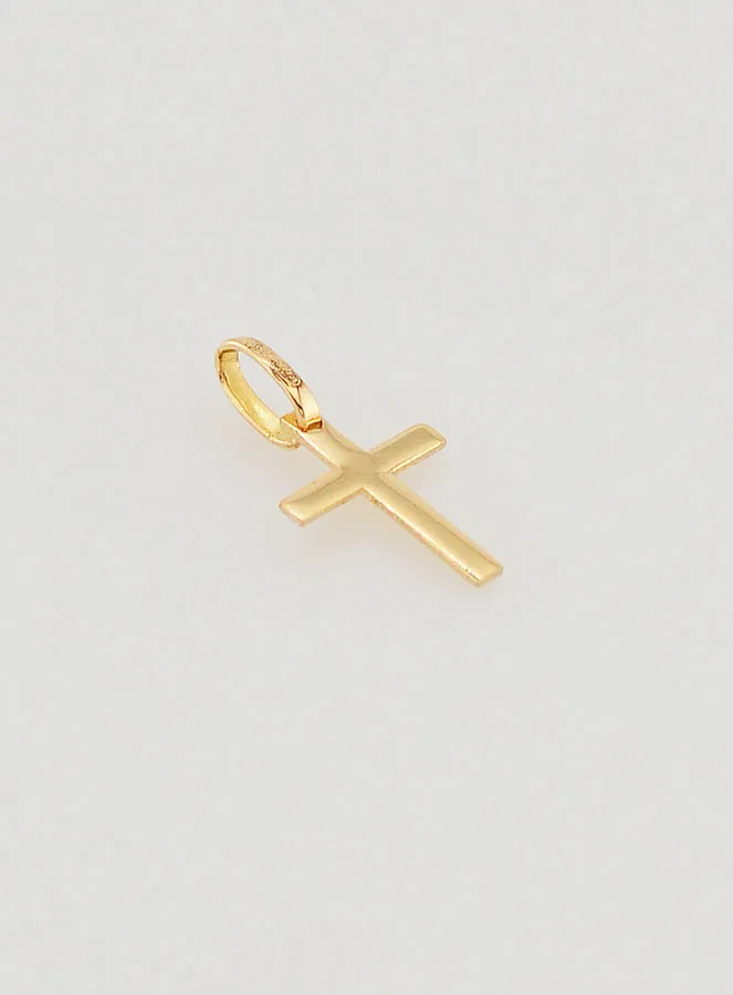 Hanger Kruis Ster der Wijzen - 10mm - Massief Goud 18 Karaat (pic 4)