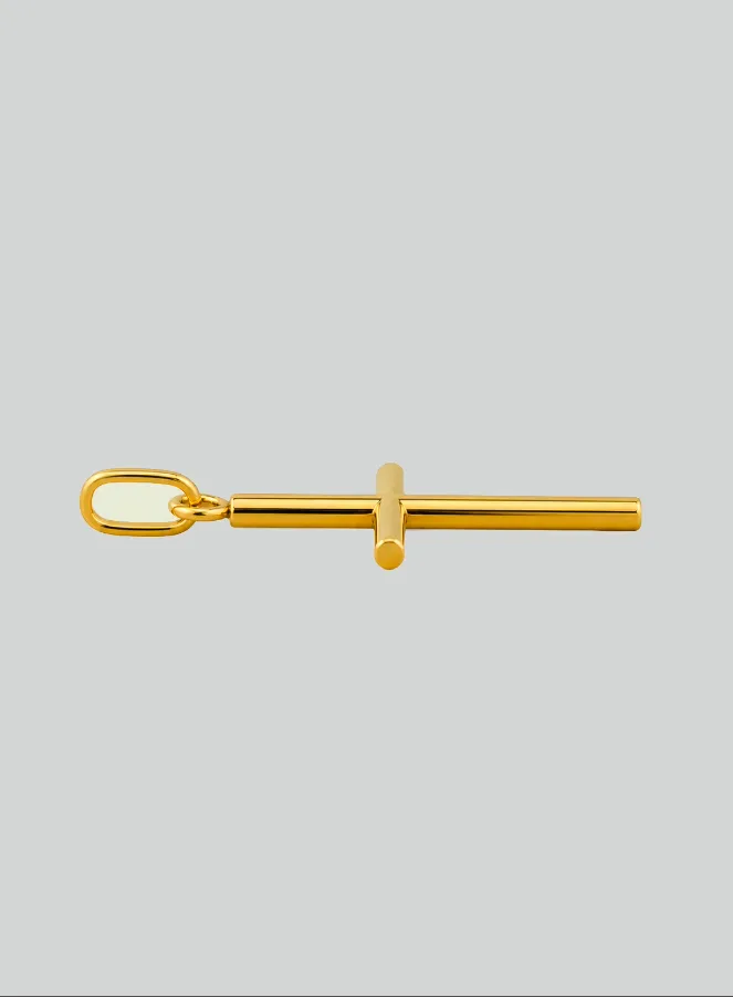 Kruis Hanger Klassiek - 22mm - Massief 18 Karaat Goud (pic 4)