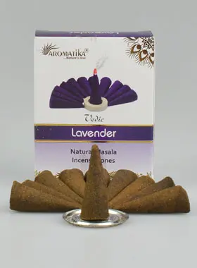 Wierook Lavendel Wierookkegels (pic 1)