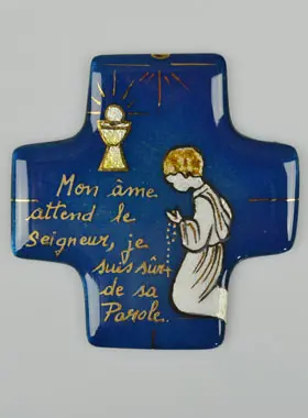Communie Kruis Jongen - Emaille van Libanon (pic 1)