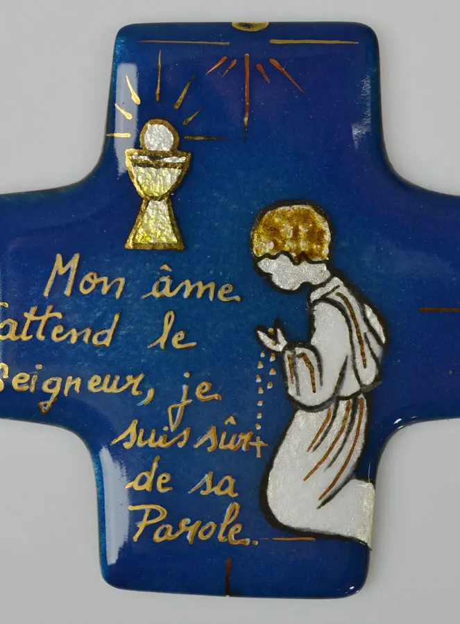 Communie Kruis Jongen - Emaille van Libanon (pic 3)
