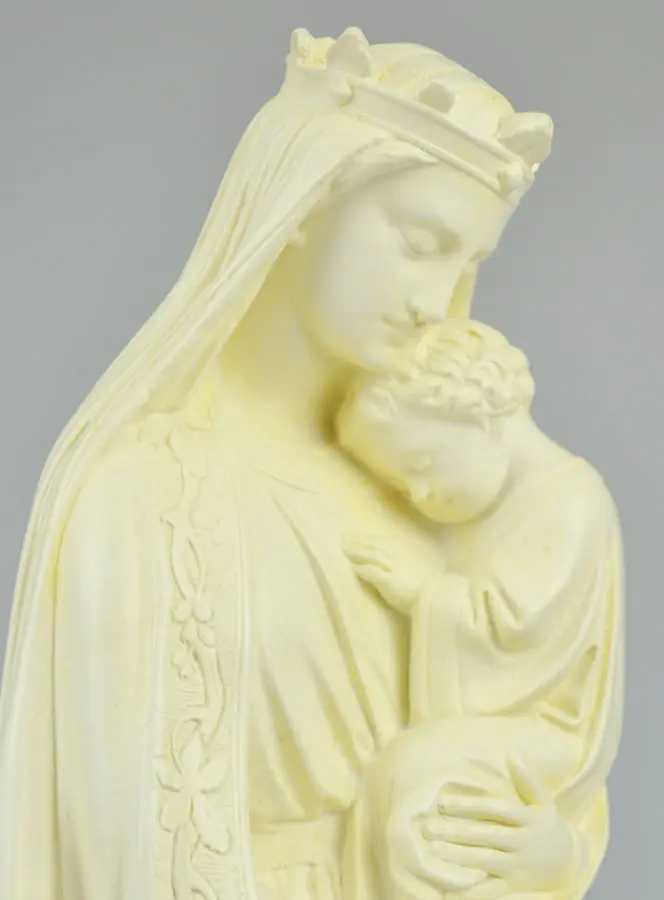 Beeld Onze Lieve Vrouw Gekroond met het Kind Jezus 30 cm (pic 3)