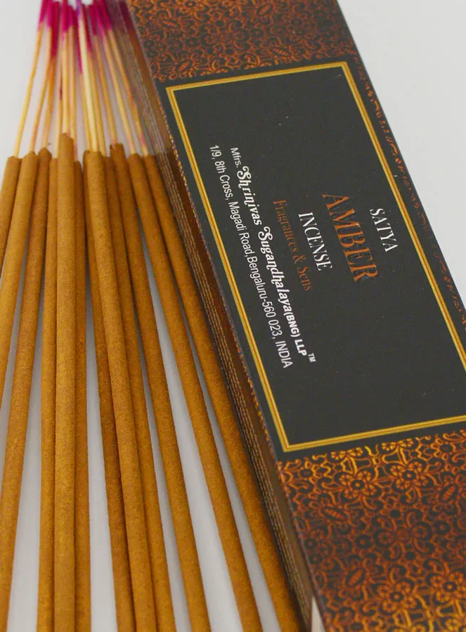 Wierook India Satya - 15 stokjes - Amber (pic 4)