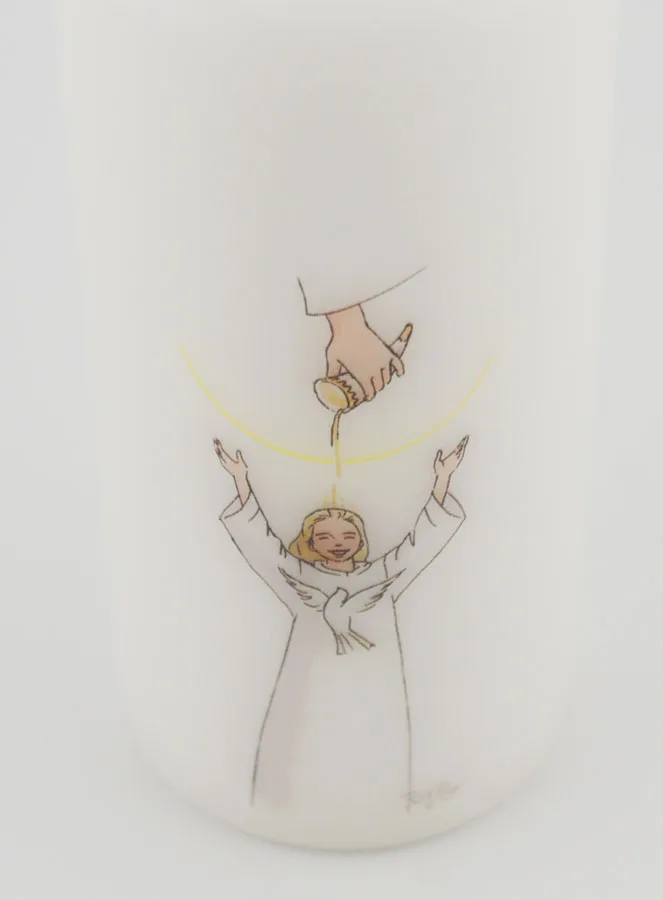 Kaars Vormsel - Zalving Blond Meisje (pic 4)