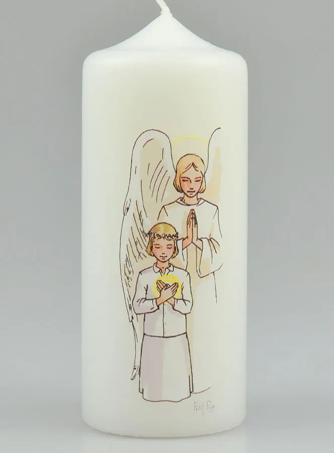 Communie Kaars Dankgebed - Blond Meisje (pic 2)