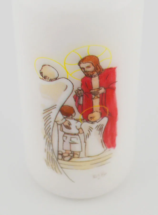 Kaars Eerste Communie Brood der Engelen - Jongen met Bruin Haar (pic 4)