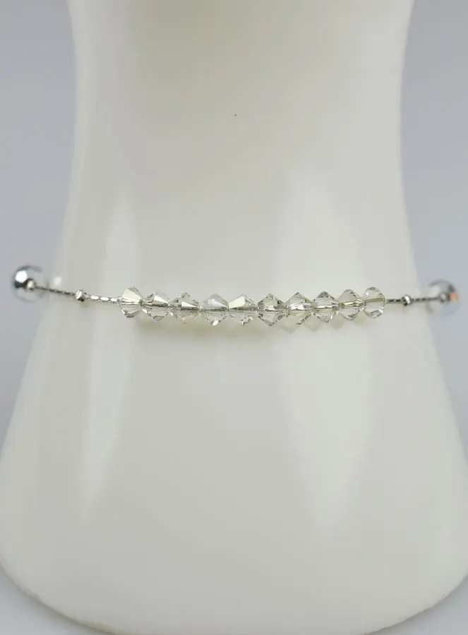 Rozenkrans Tientje Kristal en Zilver (pic 4)