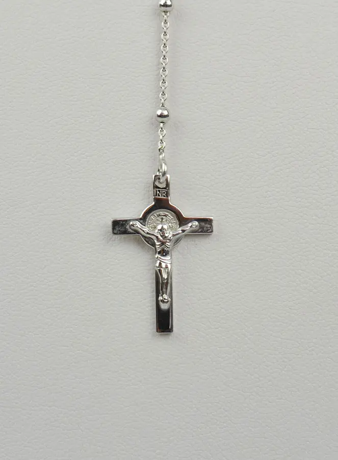 Rozenkrans Sint Benedictus 925 Sterling Zilver (pic 4)