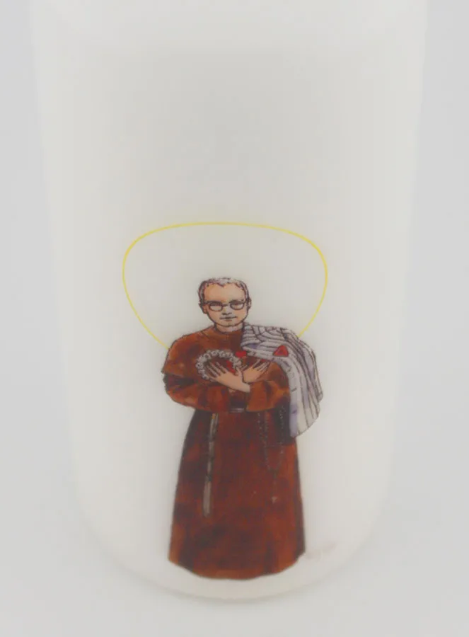 Kaars Heilige Maximiliaan Kolbe (pic 4)