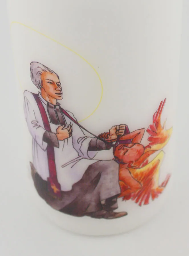 Kaars Sint Jean Marie Vianney - Heilige Curé d'Ars (pic 4)